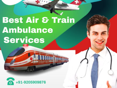 Take Falcon Emergency Train Ambulance Service in Varanasi for the Modern Ventilator Facilities