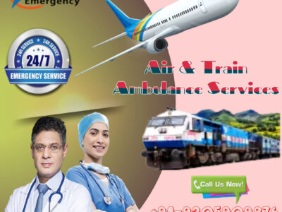 Use Falcon Emergency Train Ambulance Service in Bhopal for the Updated CCU Facilities