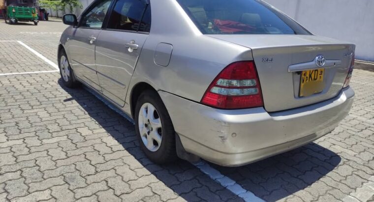 FOR SALE – Toyota corolla 121