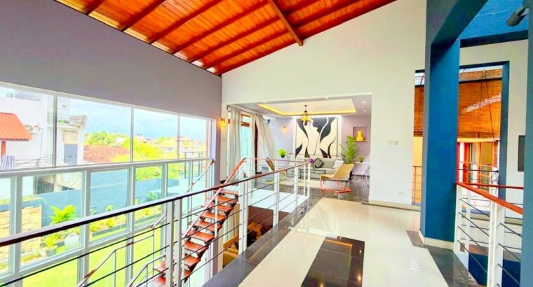 MODERN ARCHITECTURALLY DESIGNED TWO STOREYED HOUSE FOR SALE IN NUGEGODA