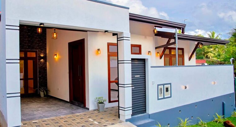 Brandnew Single Storey Modern House For Sale In Athurugiriya