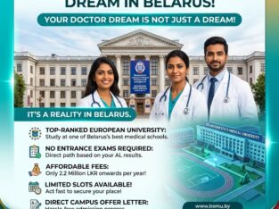 Stop Dreaming, Start Achieving! Your Path to Becoming a Doctor is Clear in Belarus